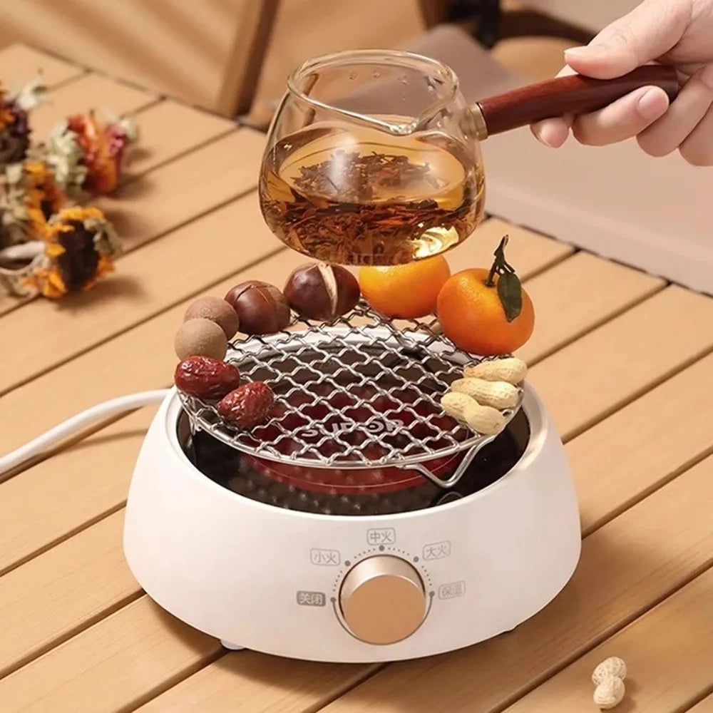 Round Air Fryer Rack Stackable Stainless Steel Grid
