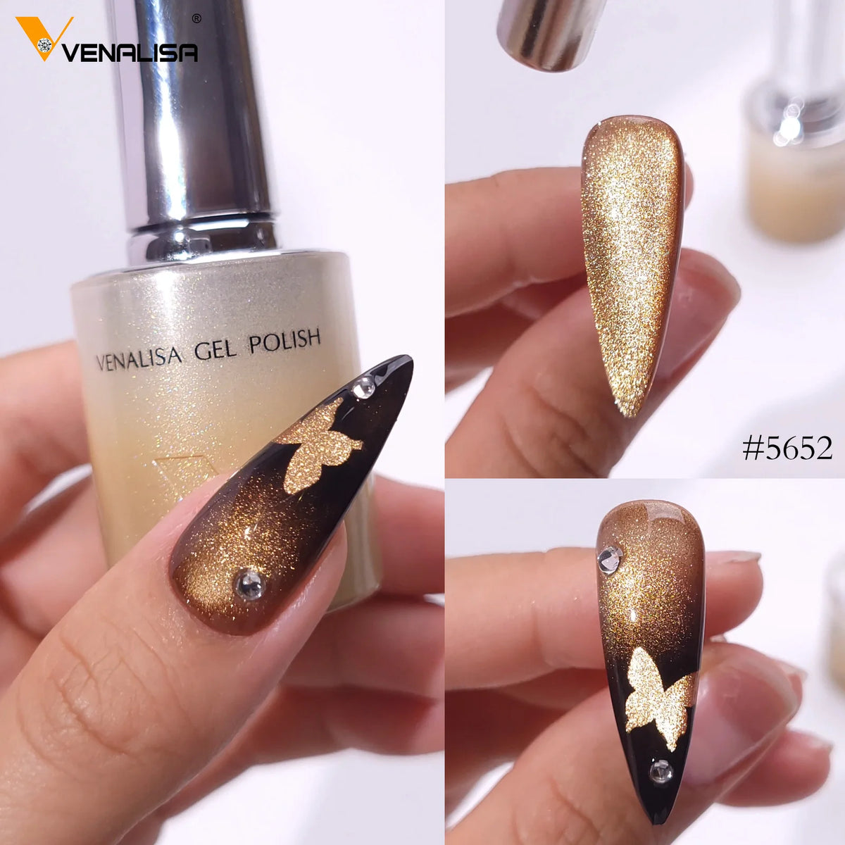 Round Brush Venalisa 1pc 10ml Nail Gel Polish