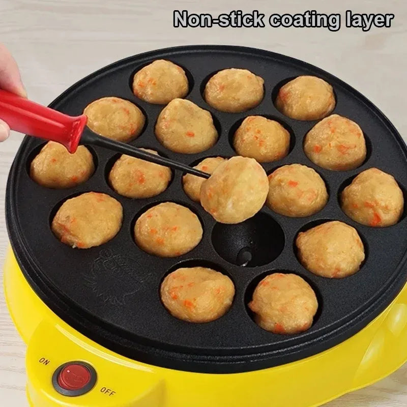 220v Chibi Maruko Baking Machine Electric Takoyaki Maker