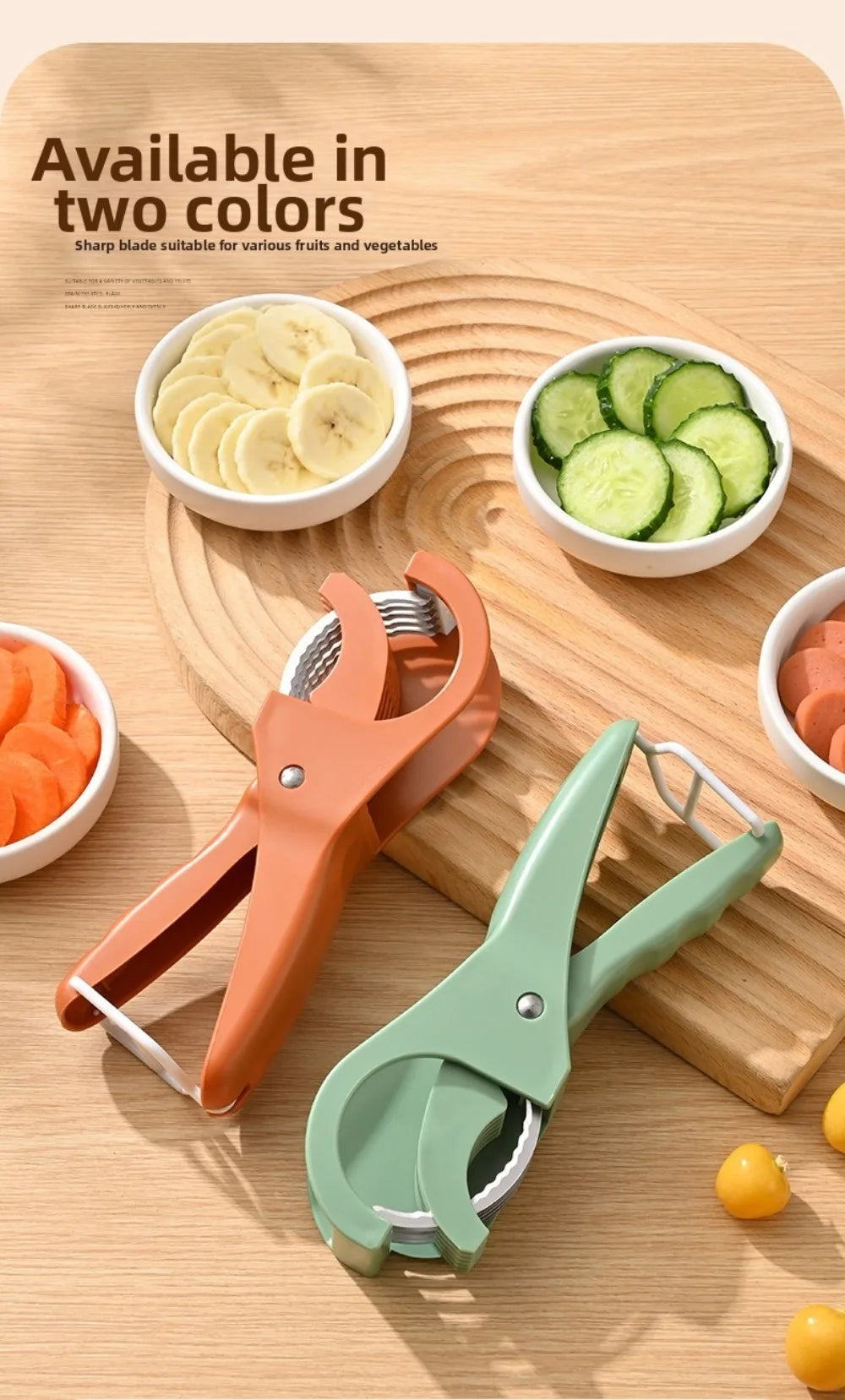 Stainless Steel Vegetable Fruit Slicer Multi-Purpose Fruit