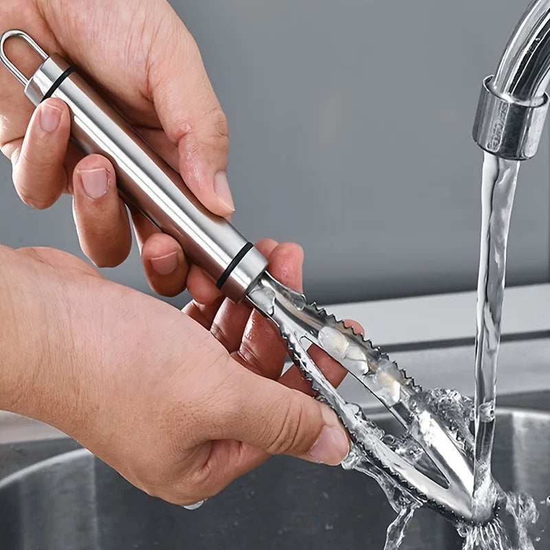 Stainless Steel Fish Scale Cleaner Scraper Scale Peeler