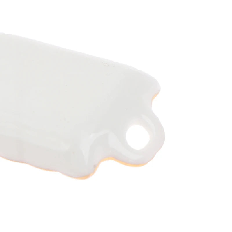 1pcs 1/12 Dollhouse Miniature Ceramic Food Tray Plate
