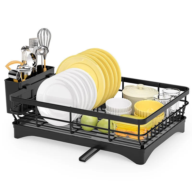 Homejoy Dish Drying Rack Thickened Carbon Steel Stable