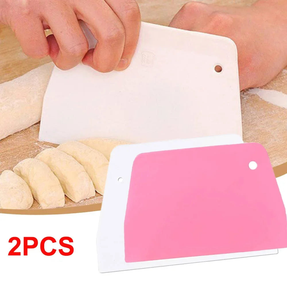 Baking Plastic Scraper Diy Pastry Cream Spatula Trapezoidal