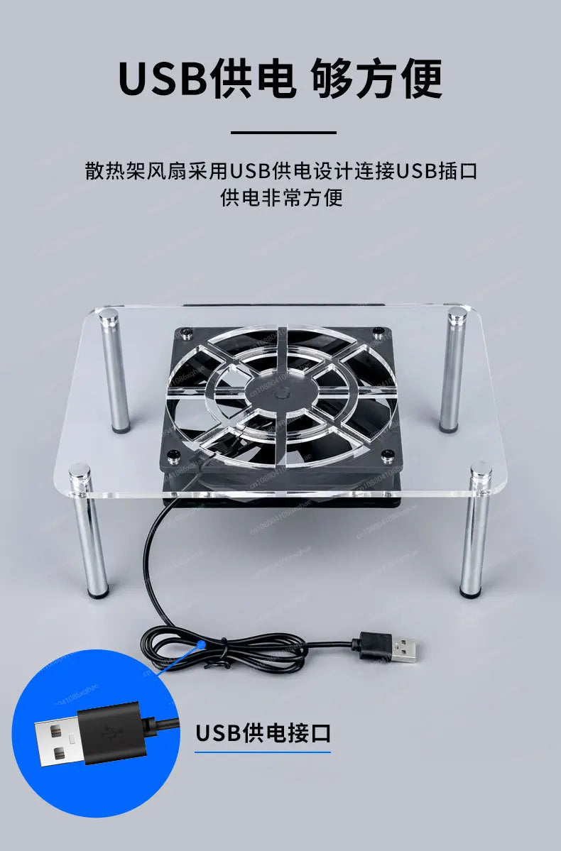 Mesh Design Cooling Rack 12cm Usb Fan -