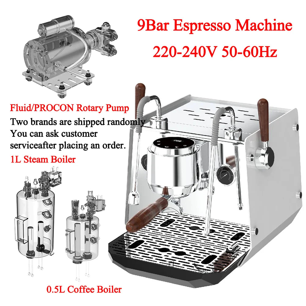 Cafovo E102 Commercial Semi-Automatic Espresso Machine Pid