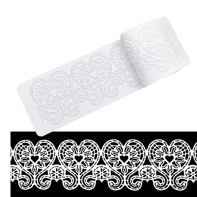 Silicone Lace Fondant Cake Decorating Baking Mat Embossing