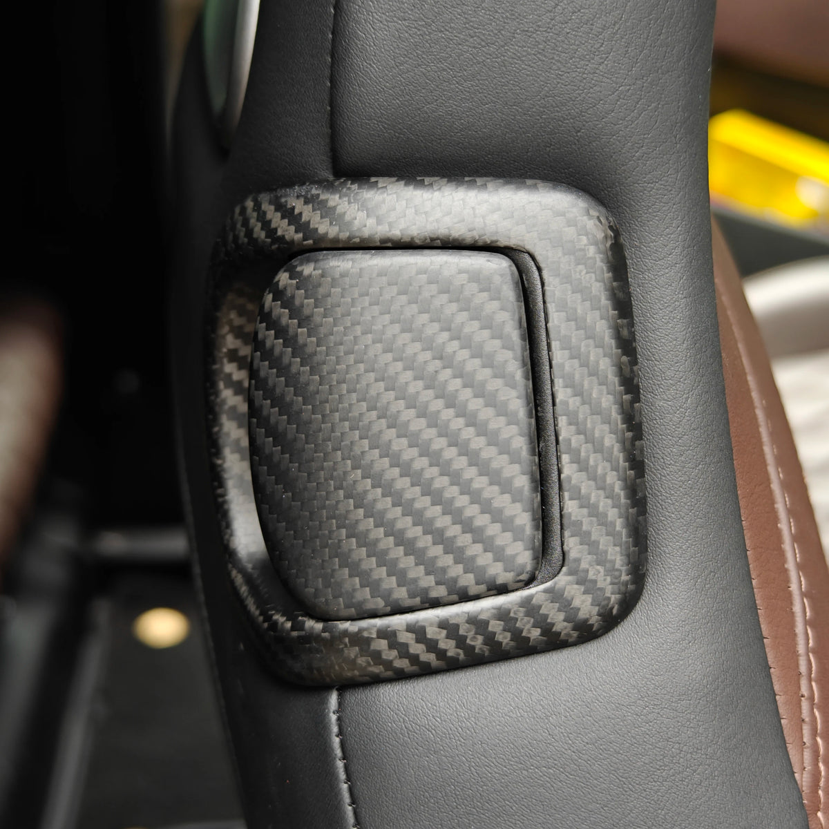 Brand Racing Style Rear Seat Genuine Carbon Fiber