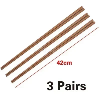 Long Chopsticks Noodles Fried Pot Chinese Style Wooden