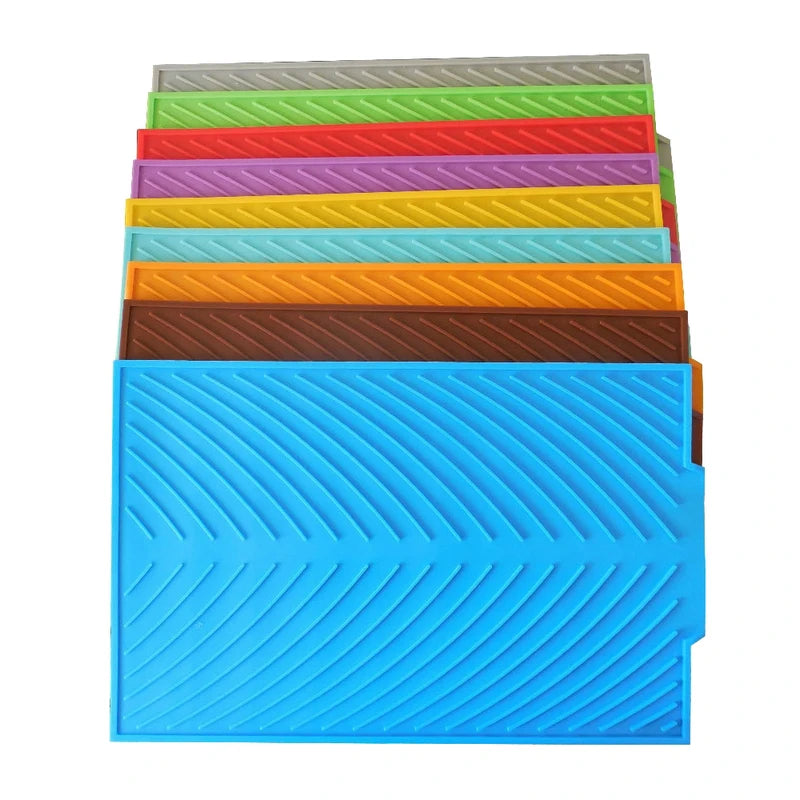 Silicone Draining Board Mat Dish Drying Mat Draining