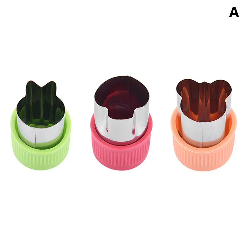 1set Multi-Style Vegetables Cookie Cutter Embossing Mould Cook