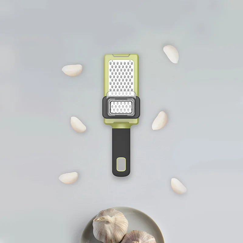 Vegetable Grater Garlic Chopper Light Green Slicer Multi