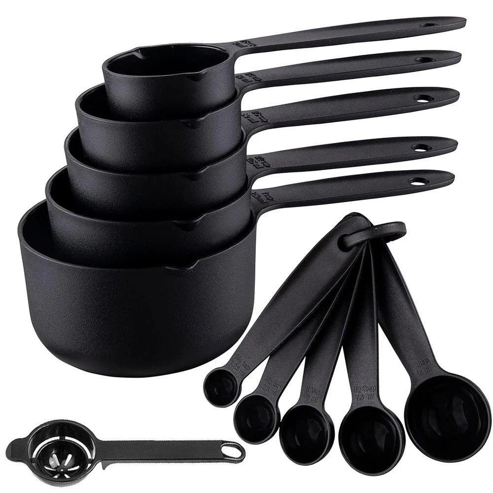 11pcs Plastic Measuring Cups&Egg Yolk Separator Divider Stackable