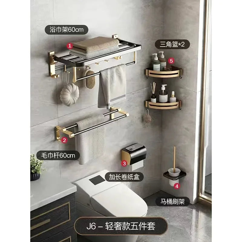 Bathroom Holder Toilet Paper Holder Towel Rack Toilet