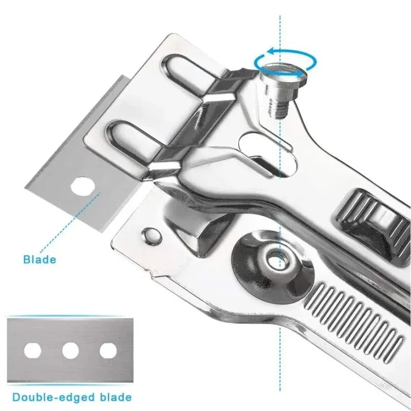 1pc Scraper Cleaner 5pcs Spare Blades Or 10