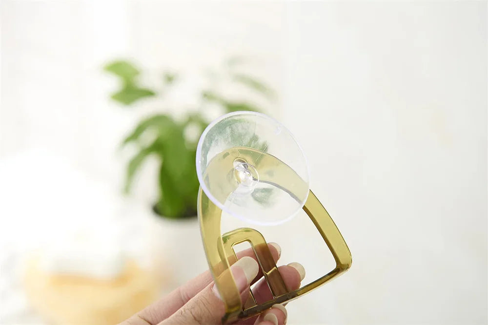Suction Cup Sink Drain Rack Plastic Sponge Holder