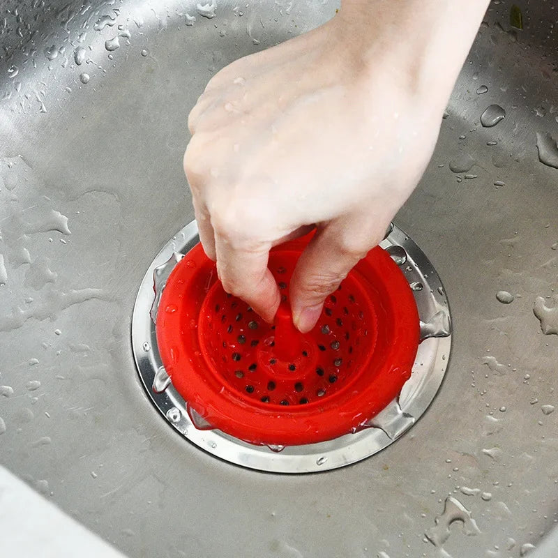 Silicone Floor Drain Drains Filter Screen Anti Clogging