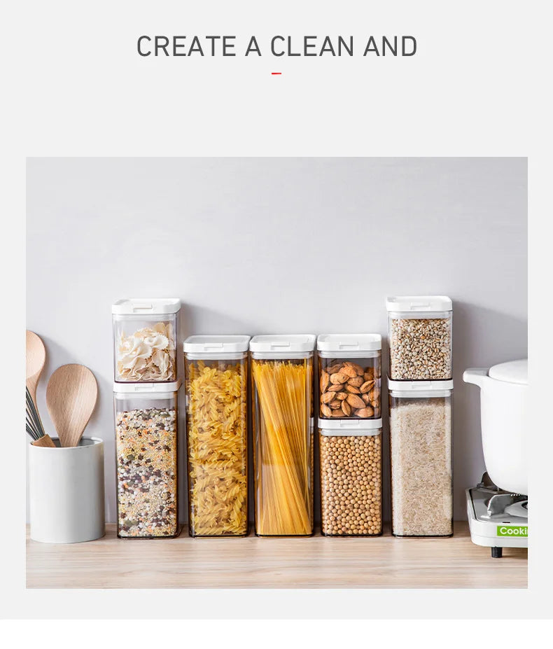 Opening Lid Sealed Jar Transparent Body Food Grade
