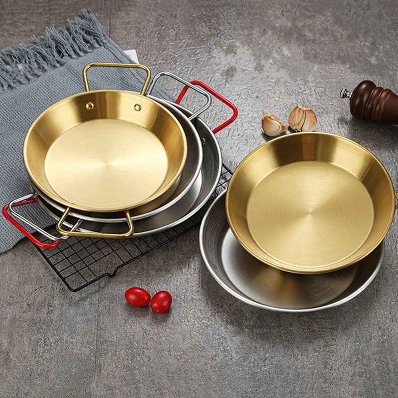 Paella Pan Smart Utensils Kitchenware Skillet Frying Stove