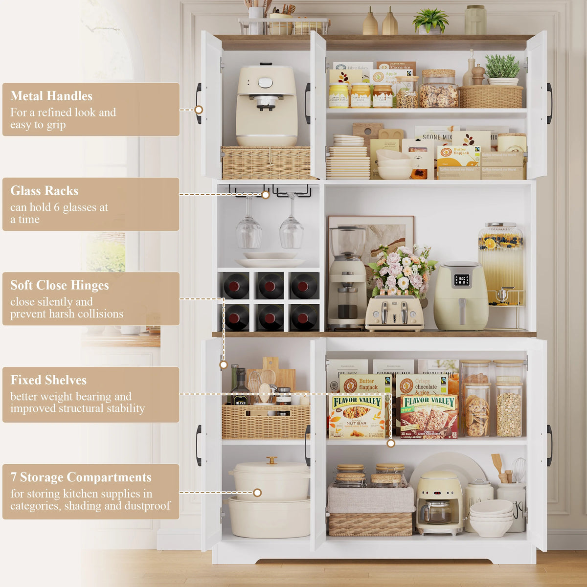Wardrobe 106x180 Cm Wxh Buffet Wardrobe White Doors