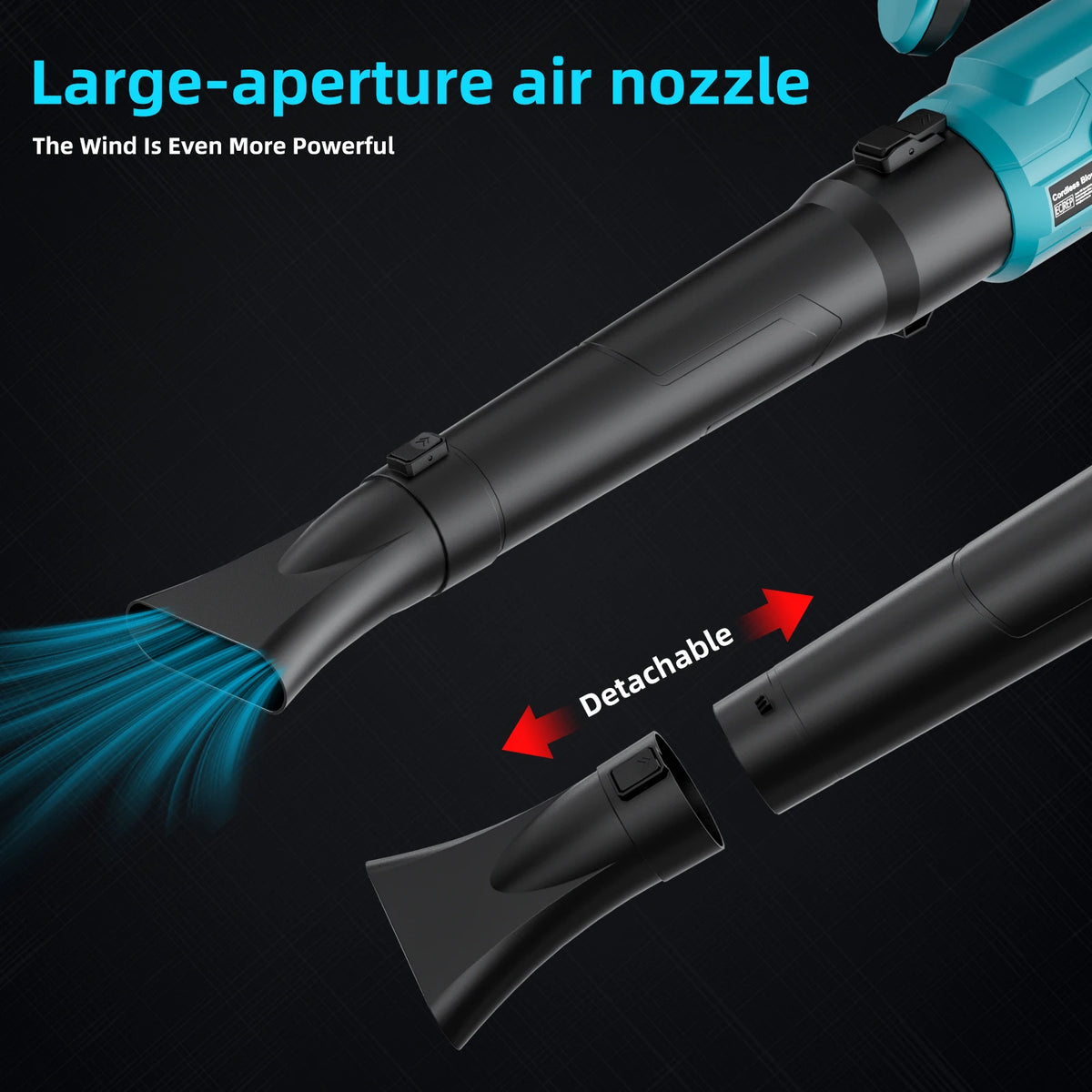 Brushless Electric Air Blower Makita 18v Battery Leaf