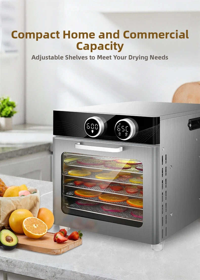 Smart Knob Food Dehydrator Multi-Function Pet Snacks &
