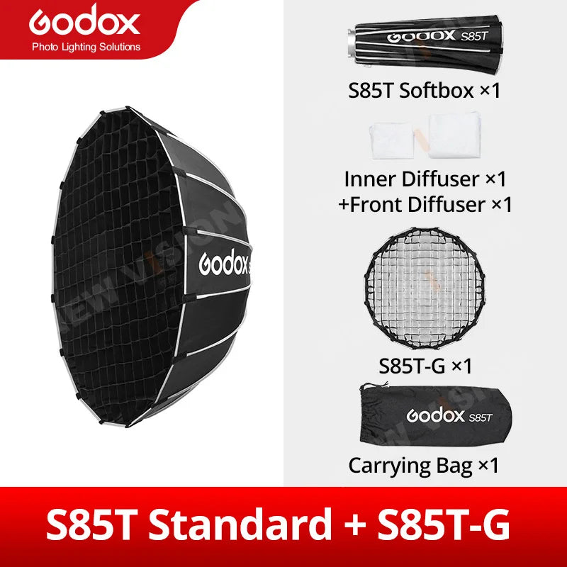Godox S65t S85t S120t Umbrella Style Quick Installation