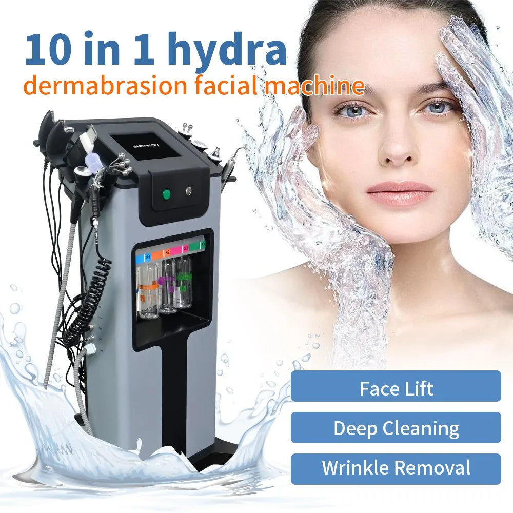 10 In Hydro Dermabrasion Machine Face Lifting Facial