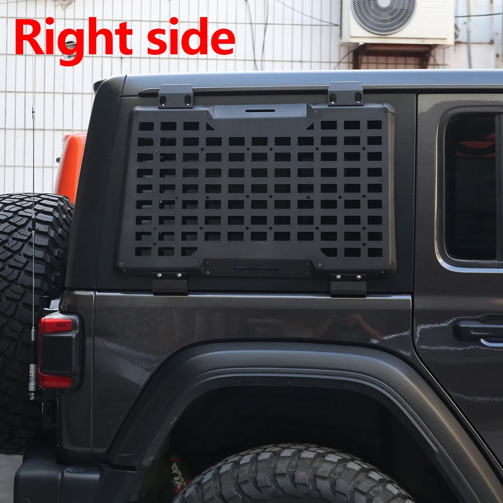 Rear Window Molle Panel Modular Cargo Organizer Storage