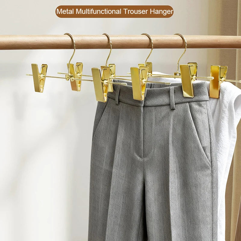 10-20pcs Metal Clothes Drying Rack Premium Shiny Gold