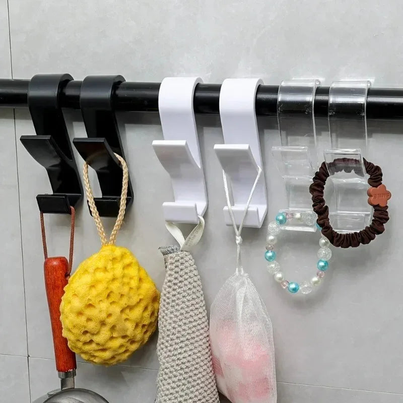12-3pcs Bathroom Hanger Clips Heated Towel Radiator Rail