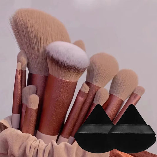 13pcs Makeup Brush Brushes Cosmetic Makeup Sponge Makeup