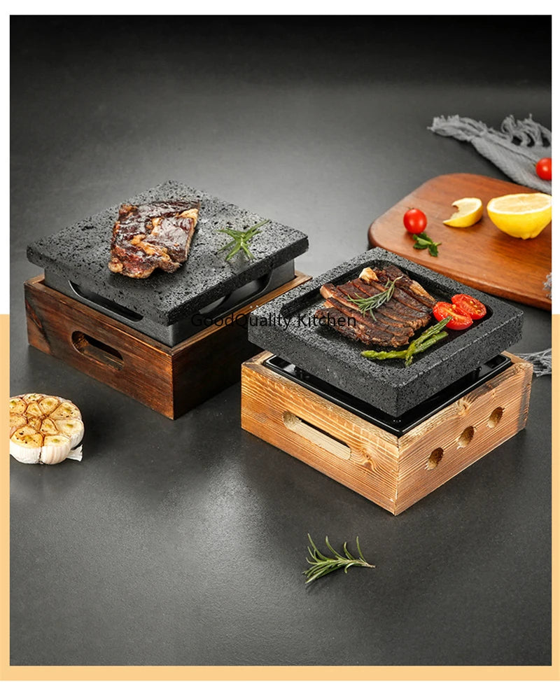 Japanese Barbecue Stove Beef Steak Plate High Temperature