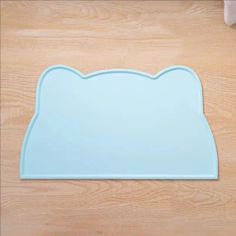 1pc Cat Dog Meal Mat Pet Silicone Mat