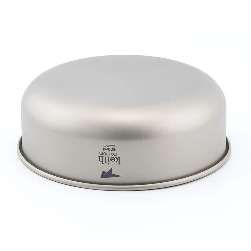 Keith Camping Tableware Titanium Bowls Pan Fruit Vegetable