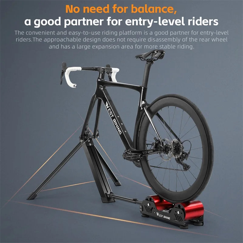 West Biking Bicycle Magnetic Resistance Roller Training Stand