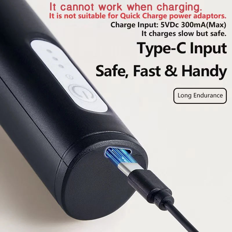 Electric Milk Frother Egg Beater Wireless Type-C Charging