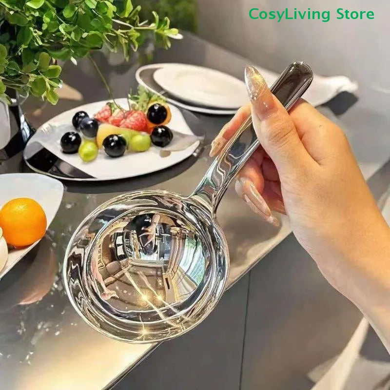 Short Handle Large Ramen Bouillon Spoon Deepen Tablespoons