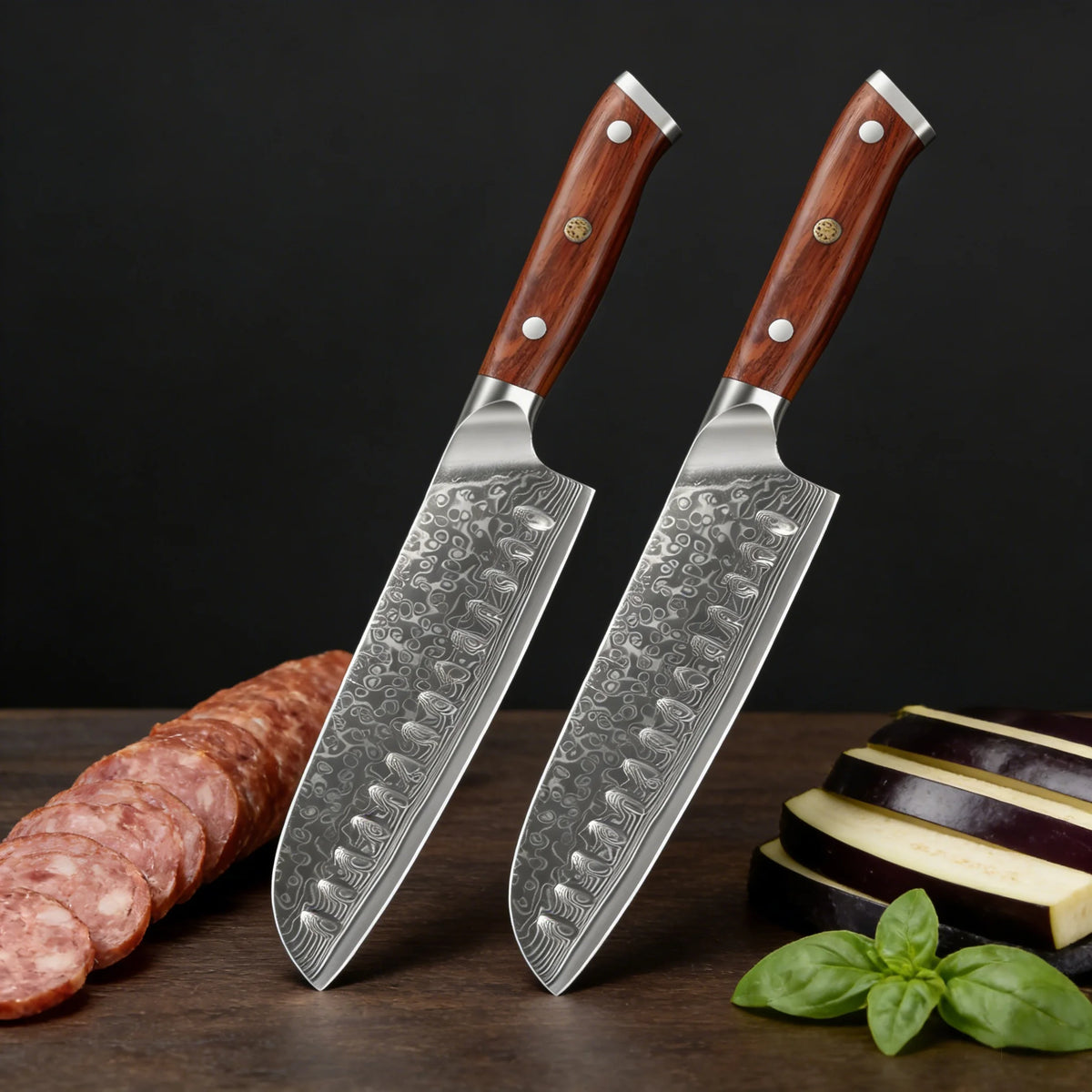 1/2/3/4pcs 67 Layer Damascus Steel Knife Fruit Vegetable