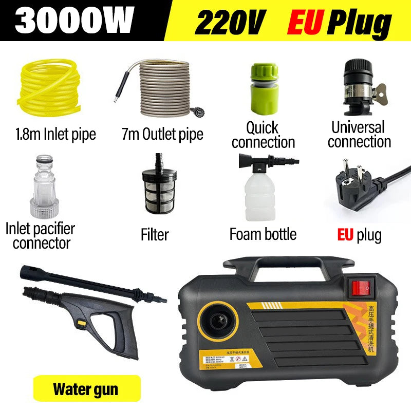 Eafc Newest 2000w Electric High Pressure Washer Powerful