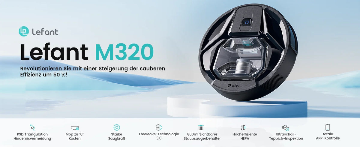 Lefant M320 Robot Vacuum Cleaner 000 Pa Suction
