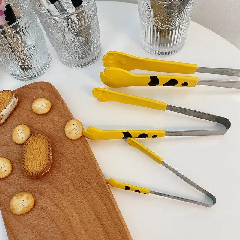 Japanese Cat Paw Shape Food Tongs Cute Cartoon