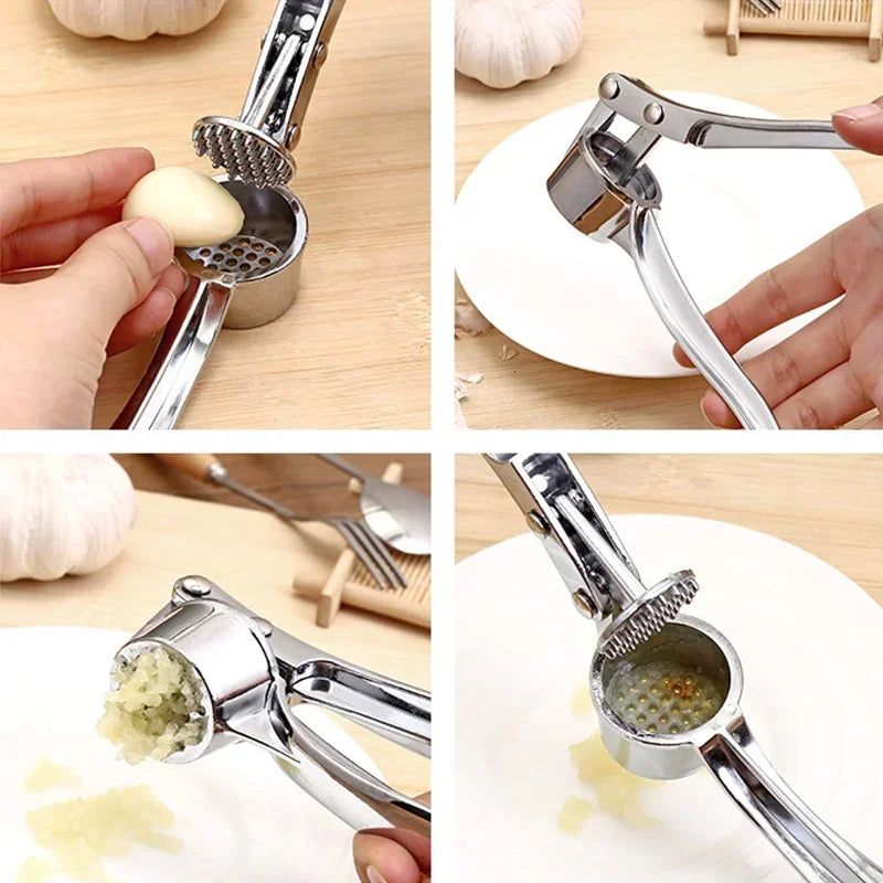 Garlic Press Stainless Steel Garlic Smasher Squeezer Mincer
