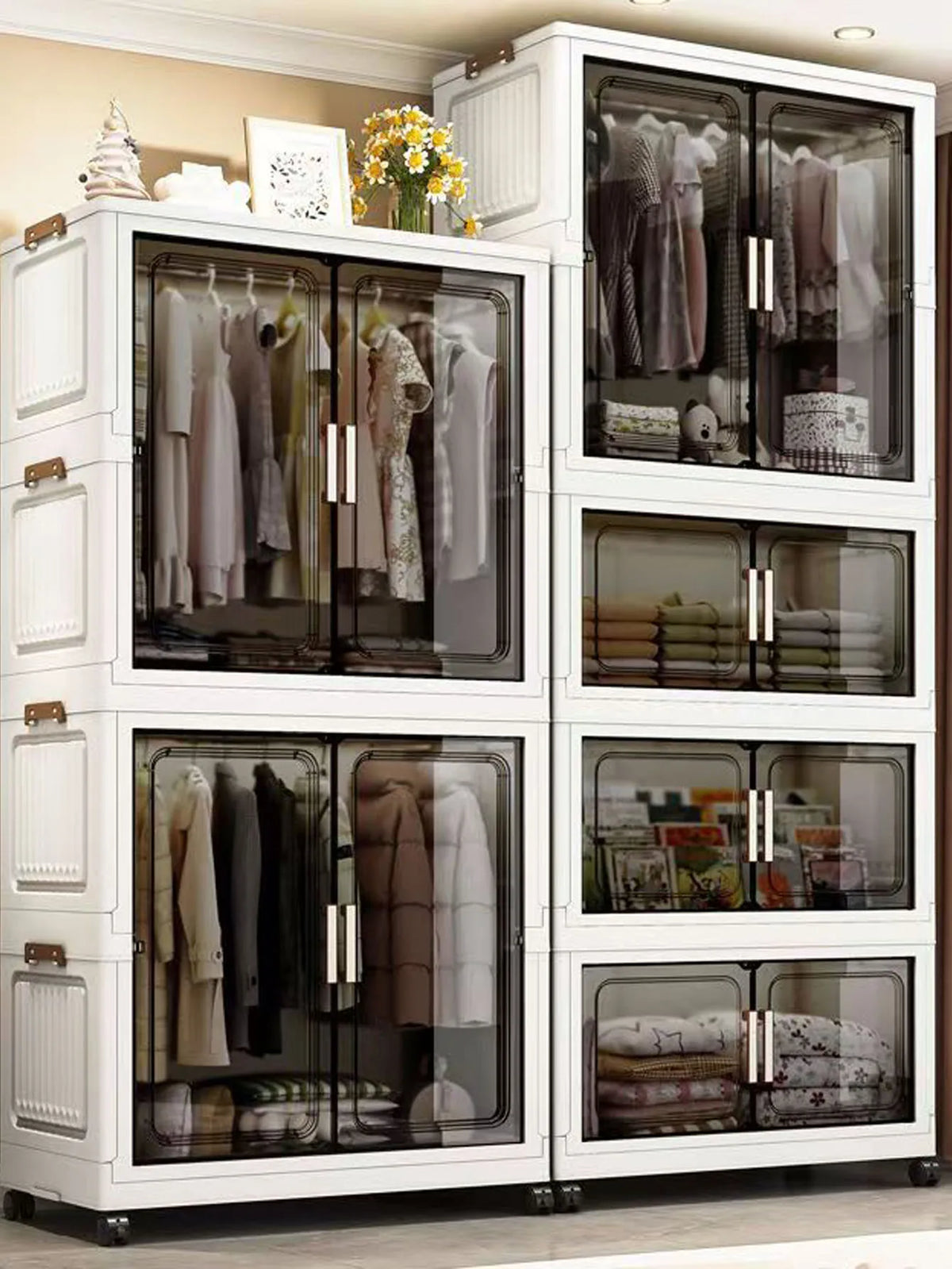 Storage Cabinet Folding Storage Box Living Room Toy