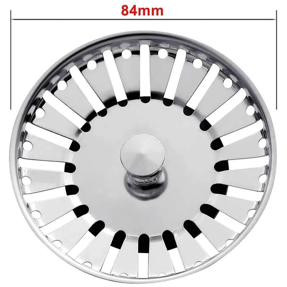 Sink Drain Strainer Stainless Steel Sink Strainer Plug