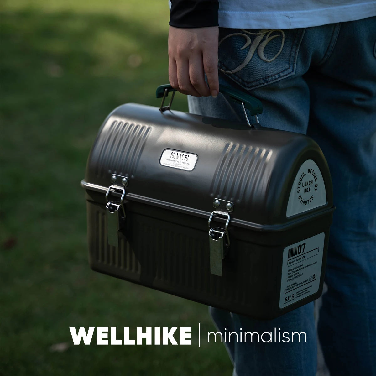 Wellhike- Outdoor Sws Wild Trace Metal Lunch Box