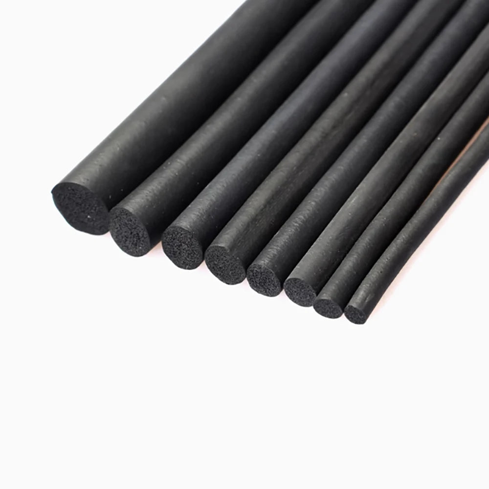 1-20 Meters Black Round Epdm Rubber Strip Foam