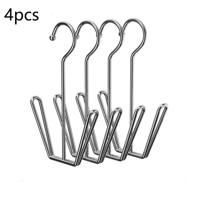 1/4pcs Stainless Steel U-Shaped Shoe Drying Rack Windproof