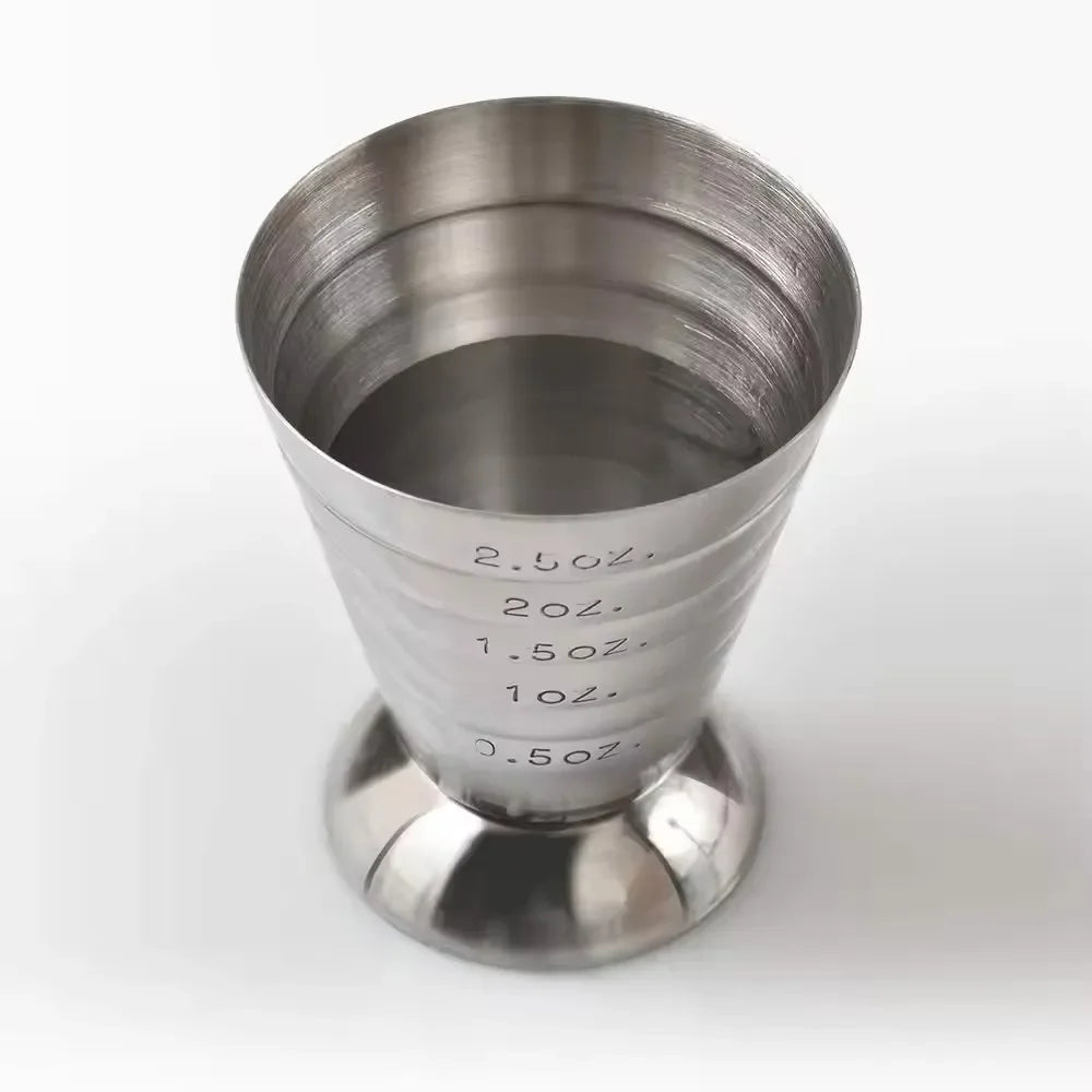 1pc 75ml Stainless Steel Measuring Cup Cocktail Mixing