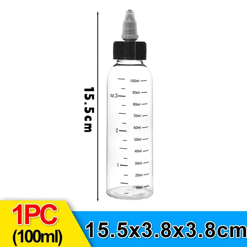 10/1pcs Plastic Squeeze Bottle Reusable Sauce Oil Dispenser
